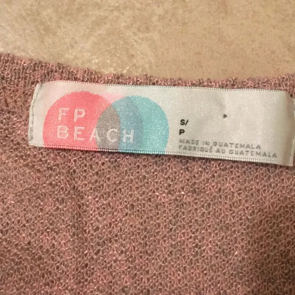 Free People Beach Lightweight Long Sleeve Top